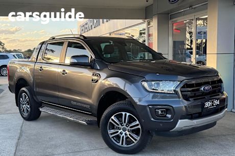 Grey 2021 Ford Ranger Double Cab Pick Up Wildtrak 3.2 (4X4)