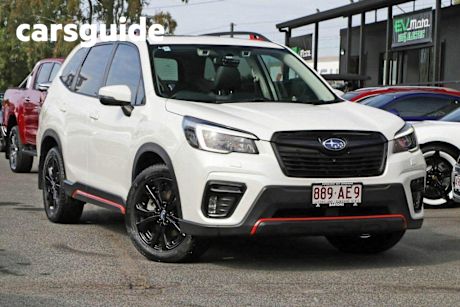 White 2020 Subaru Forester Wagon 2.5I Sport (awd)