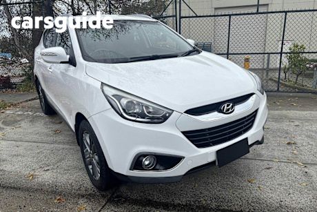 White 2013 Hyundai IX35 Wagon Active (fwd)
