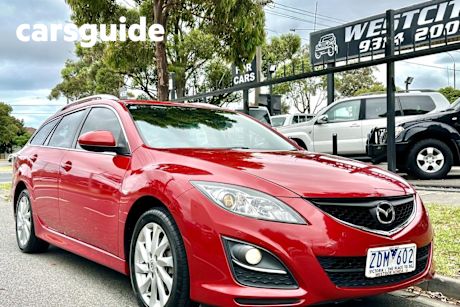 Red 2012 Mazda 6 Wagon Touring