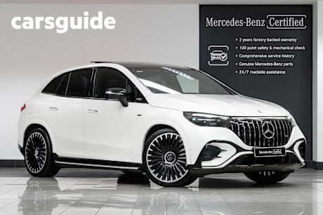 White 2024 Mercedes-Benz EQE35 Wagon 4Matic+
