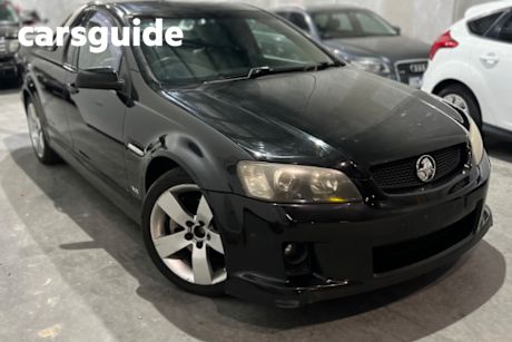 Black 2010 Holden Commodore Utility SS-V