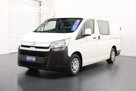 White 2021 Toyota Hiace Van LWB