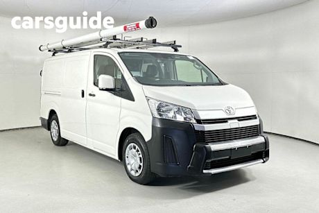White 2020 Toyota Hiace Van LWB