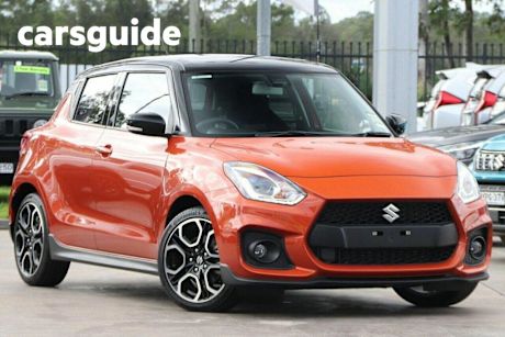 Orange 2024 Suzuki Swift Hatchback Sport Turbo