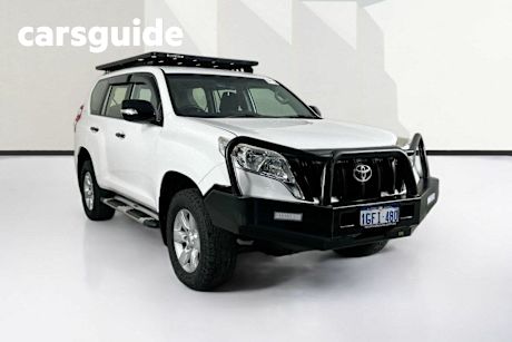 White 2017 Toyota Landcruiser Prado Wagon GX (4X4)
