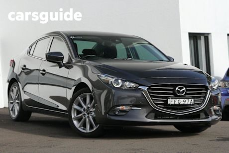 Grey 2016 Mazda 3 Sedan SP25