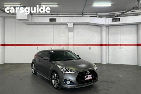 Grey 2012 Hyundai Veloster Coupe SR Turbo