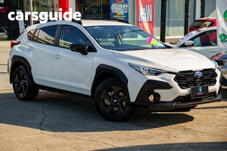 White 2023 Subaru Crosstrek Wagon AWD 2.0L