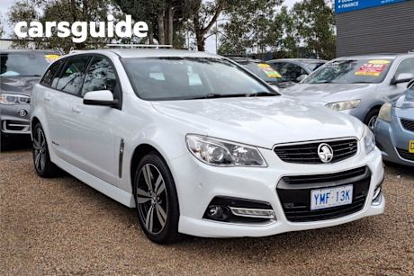 White 2015 Holden Commodore Sportswagon SV6 Storm
