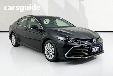 Black 2024 Toyota Camry Sedan Ascent Hybrid
