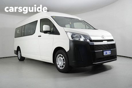White 2020 Toyota Hiace Bus Commuter (12 Seats)