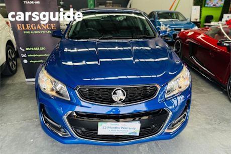 Blue 2015 Holden Commodore Sedan SV6