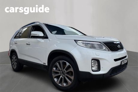 White 2013 Kia Sorento Wagon Platinum (4X4)