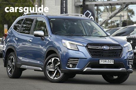 Blue 2023 Subaru Forester Wagon Hybrid S (awd)