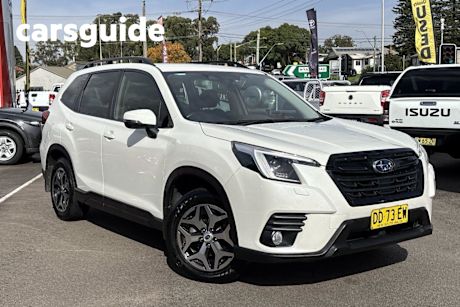 White 2022 Subaru Forester Wagon 2.5I (awd)