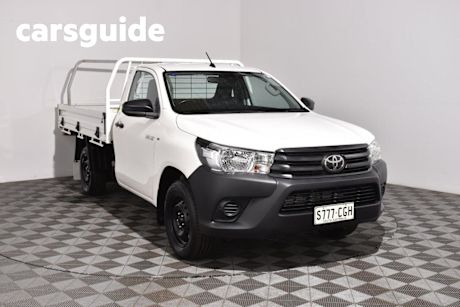 White 2020 Toyota Hilux Cab Chassis Workmate