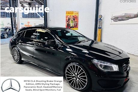 Black 2015 Mercedes-Benz CLA200 Wagon CDI S/Brake Orangeart ED