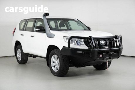 White 2018 Toyota Landcruiser Prado Wagon GX (4X4)