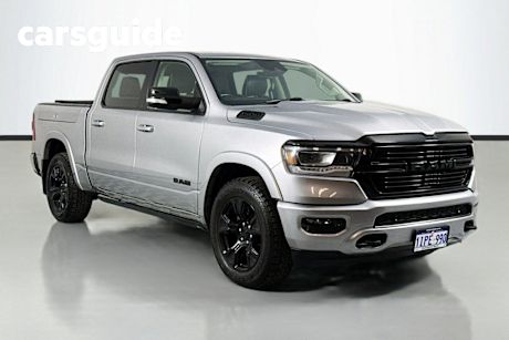 Silver 2022 Ram 1500 Crew Cab Utility Laramie (hybrid)