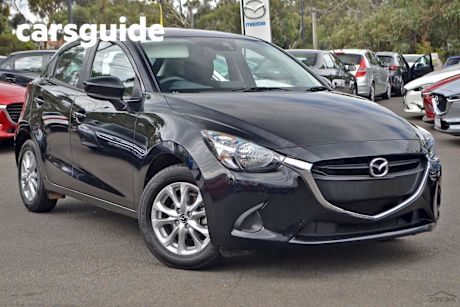 Black 2018 Mazda 2 Hatchback Maxx (5YR)