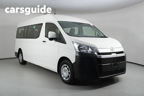 White 2020 Toyota Hiace Bus Commuter (12 Seats)