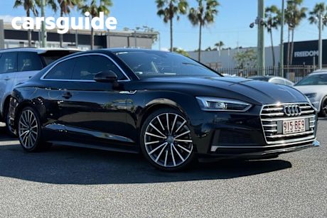 Black 2018 Audi A5 Coupe 2.0 Tfsi S Tronic Sport