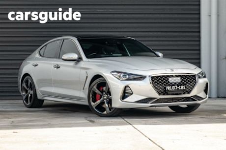 Silver 2019 Genesis G70 Sedan 3.3T Ultimate Sport