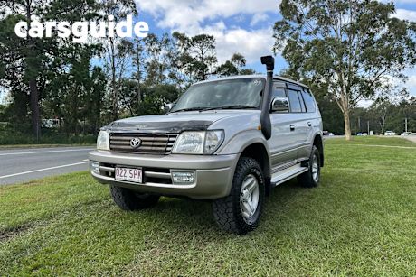 White 2002 Toyota Landcruiser Prado Wagon TX (4X4)