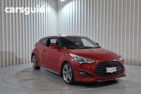 Red 2013 Hyundai Veloster Hatch SR Coupe Turbo