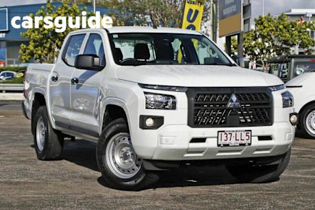White 2024 Mitsubishi Triton Double Cab Pick Up GLX (4X2)