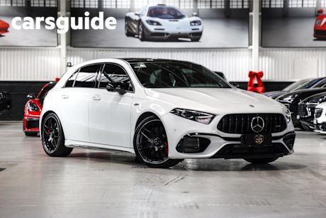 White 2023 Mercedes-Benz A45 Hatchback S 4Matic+