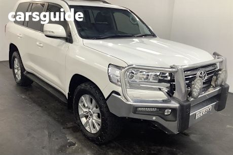 White 2020 Toyota Landcruiser Wagon LC200 VX (4X4)