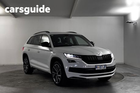 White 2018 Skoda Kodiaq Wagon 132 TSI (4X4)