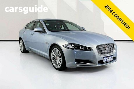 Silver 2014 Jaguar XF Sedan 3.0D S
