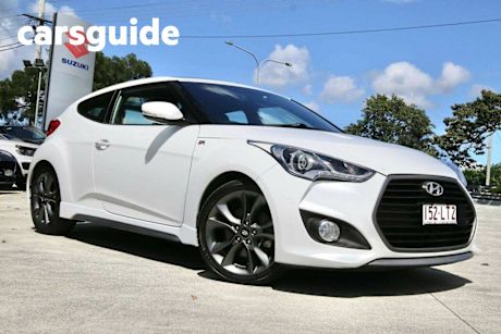 White 2016 Hyundai Veloster Coupe SR Turbo