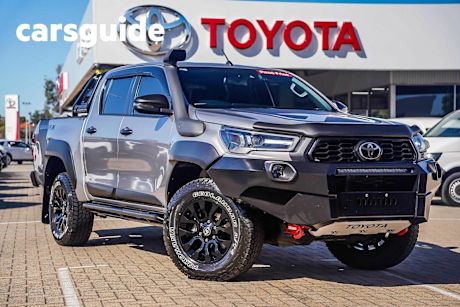 Silver 2020 Toyota Hilux Double Cab Pick Up Rugged X (4X4)