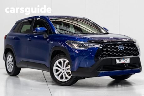 Blue 2022 Toyota Corolla Cross Wagon GX 2WD Hybrid