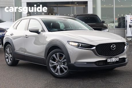 Silver 2023 Mazda CX-30 Wagon G20 Evolve (fwd)