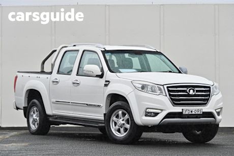 White 2018 Great Wall Steed Dual Cab Utility (4X2)