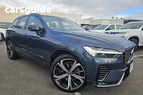 Blue 2023 Volvo XC60 Wagon Ultimate B6 Dark Mhev