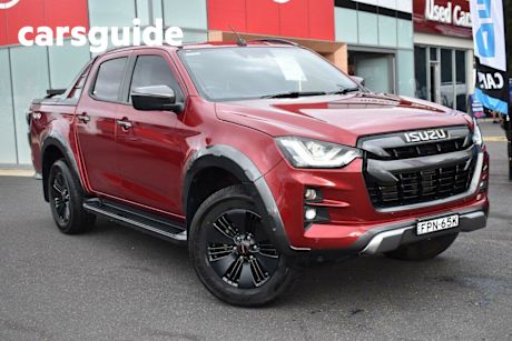 Orange 2022 Isuzu D-MAX Crew Cab Utility X-Terrain (4X4)