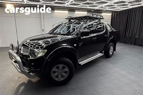 Black 2012 Mitsubishi Triton Double Cab Utility GL-R (4X4)