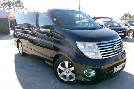 Black 2004 Nissan Elgrand Wagon Highway Star