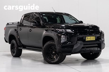 Black 2019 Mitsubishi Triton Double Cab Pick Up GLS (4X4) Premium