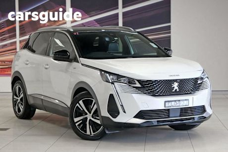 White 2021 Peugeot 3008 Wagon GT 1.6 THP