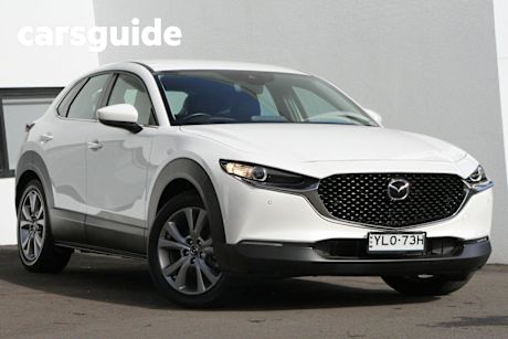 White 2022 Mazda CX-30 Wagon G25 Touring (fwd)