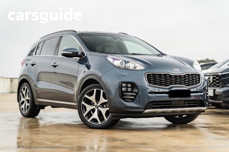 Blue 2018 Kia Sportage Wagon GT-Line (awd)