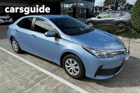 Blue 2019 Toyota Corolla Sedan Ascent