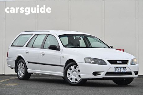 White 2010 Ford Falcon Wagon XT (lpg)